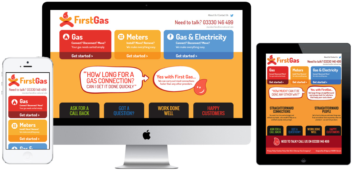 First Gas Responsive Website