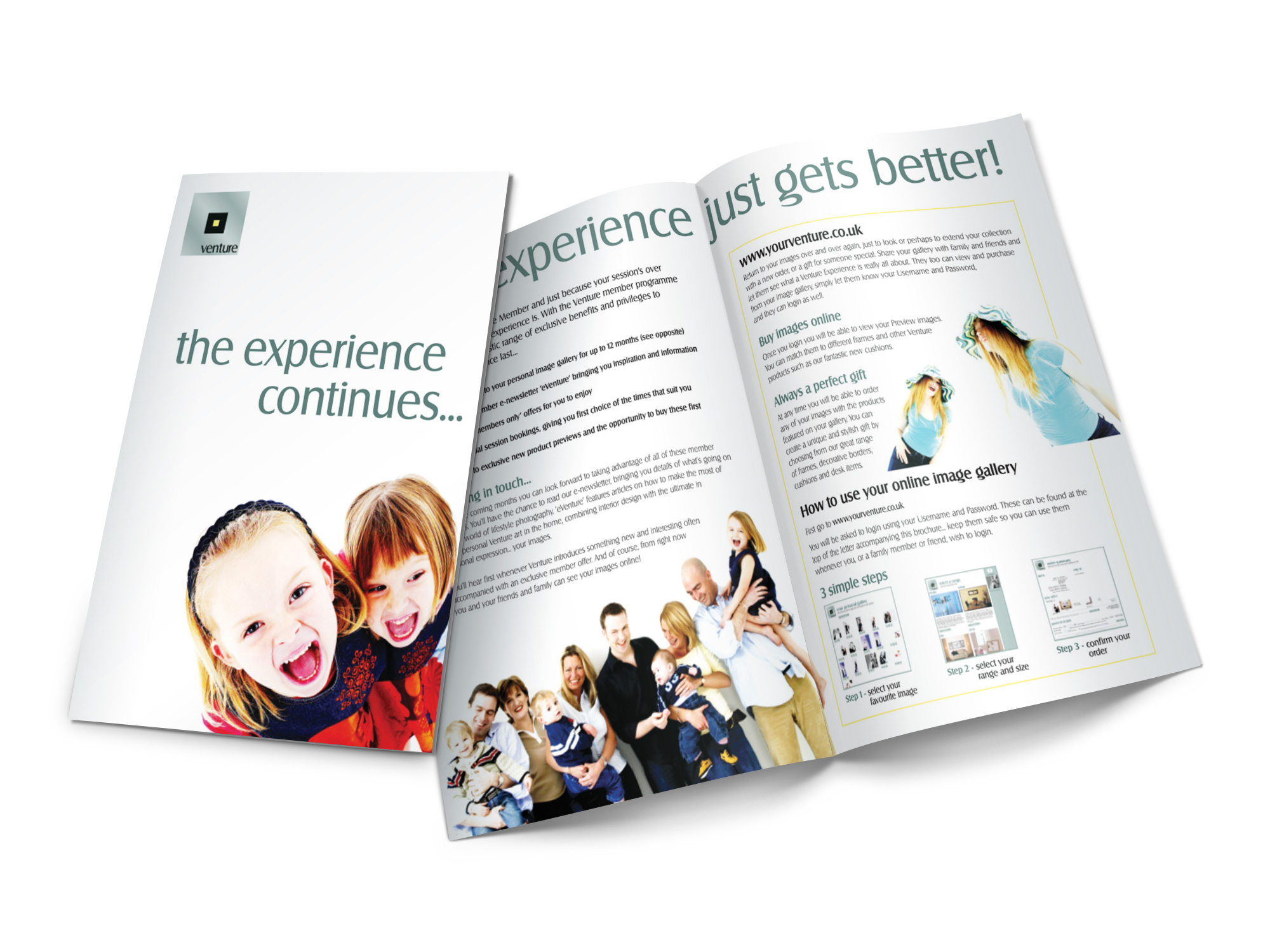 The experience continues leaflet